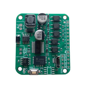 Vairāku trigeru skaņas MP3 modulis, 4 veidu balss atskaņošanas PCB, UART I/O skaņas plates atbalsts Micro USB lejupielāde