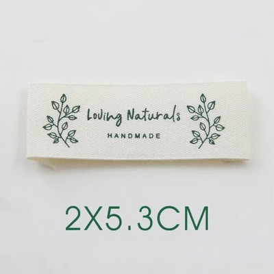 Καθαρό βαμβακερό χειροποίητο επίπεδο ύφασμα με μαύρες πράσινες ετικέτες, υφασμάτινα αξεσουάρ, αξεσουάρ ραπτικής DIY, ετικέτες ρούχων