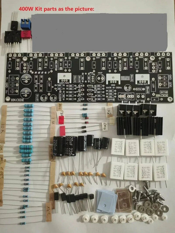 400 W isetegemise komplektid TTA1943 TTC5200 monokanaliga suure võimsusega tagumise astme võimsusvõimendi plaadikiip, valmistatud Hiinas