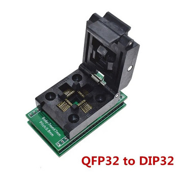 0,5 mm Picth LQFP48 към DIP48 адаптер за програмиране / TQFP48 към DIP48 адаптер QFP48 към DIP48 TQFP32 QFP32 към DIP3 IC тестов гнездо