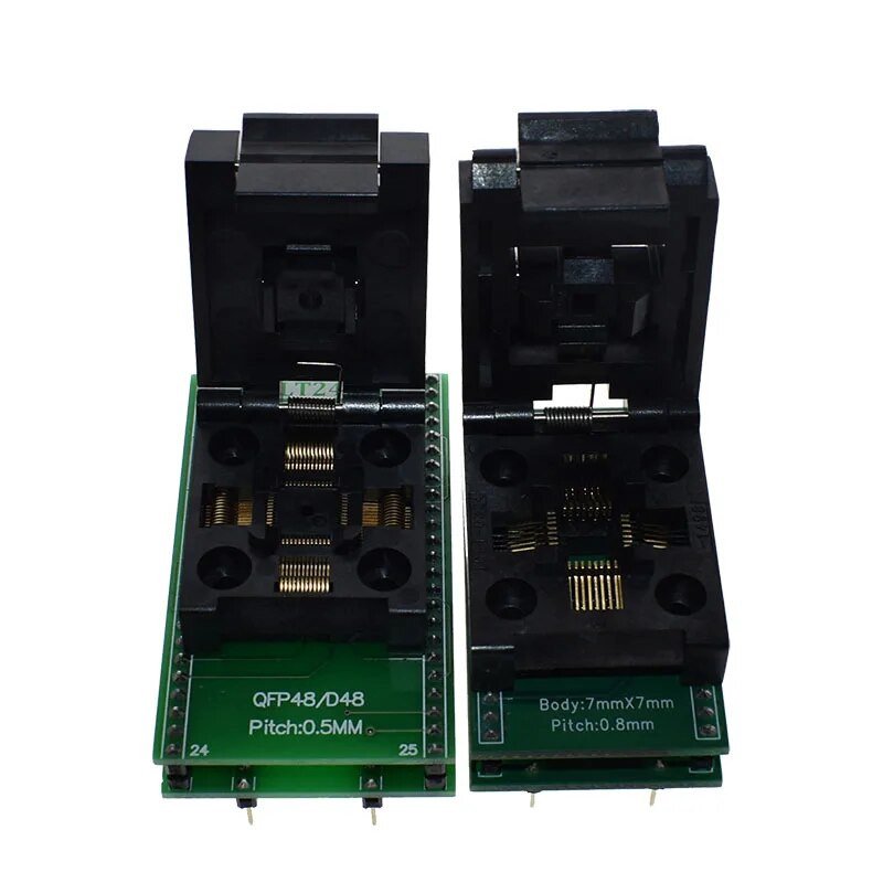 0,5 χιλιοστά Picth LQFP48 σε DIP48 Προσαρμογέας προγραμματισμού / TQFP48 σε DIP48 Προσαρμογέας QFP48 σε DIP48 TQFP32 QFP32 TO DIP3 Δοκιμαστική υποδοχή IC