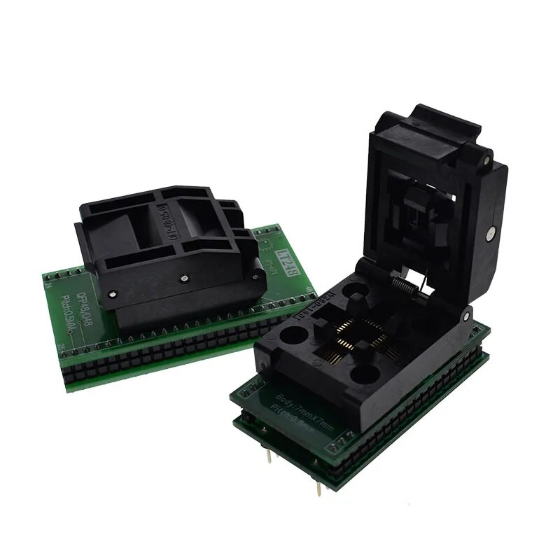 0,5 χιλιοστά Picth LQFP48 σε DIP48 Προσαρμογέας προγραμματισμού / TQFP48 σε DIP48 Προσαρμογέας QFP48 σε DIP48 TQFP32 QFP32 TO DIP3 Δοκιμαστική υποδοχή IC