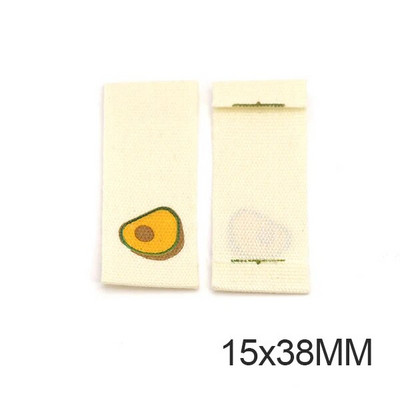 20 buc Etichete din pânză pentru fructe Etichetă manuală, căpșuni, pepene verde, etichetă realizată manual pentru copii, bricolaj, șosete, eșarfă, consumabile de cusut 13*38MM