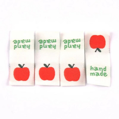 50 buc. Etichete de broderie Macaron Color castel/balon/dragoste pentru haine genți accesorii de cusut etichete pentru articole de îmbrăcăminte lucrate manual