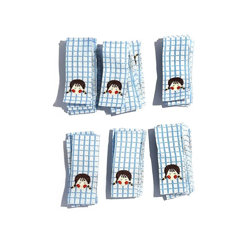 50 τμχ Κέντημα Lovely girl χρωματιστές ετικέτες για χειροποίητες ετικέτες Παιδικά ρούχα φροντίδας παπούτσια Τσάντες DIY χειροτεχνίες ενδυμάτων Αξεσουάρ ραπτικής