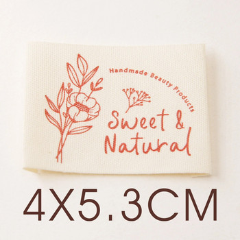 Етикет от памучен ръчно изработен плат Европейски ретро етикет шиене Направи си сам аксесоари
