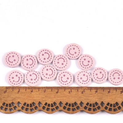 50 buc. Etichete rotunde în relief cu mini zâmbet, pentru bricolaj, articole de cusut, genți lucrate manual, pălării, accesorii, etichete pentru îmbrăcăminte pentru copii C3528