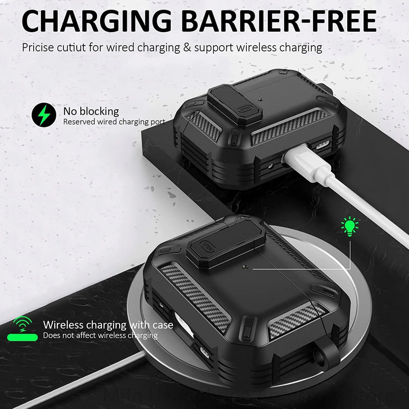 Κάλυμμα διακόπτη από ανθρακονήματα για θήκη ακουστικών Airpods Pro 2 Θήκη Airpod 3 2021 Αντικραδασμική θήκη για ανδρική θήκη για Airpods Pro 1 2 3