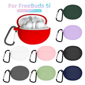 Husă din silicon pentru căști pentru Huawei Freebuds 5i 4 4i 4e Pro 2 5 Husă Protector pentru căști Freebuds 5i 5 i 4 i Husă cu cârlig