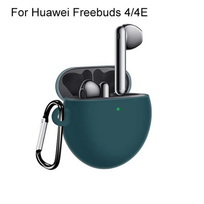 Husă din silicon pentru căști pentru Huawei Freebuds 5i 4 4i 4e Pro 2 5 Husă Protector pentru căști Freebuds 5i 5 i 4 i Husă cu cârlig