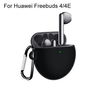 Husă din silicon pentru căști pentru Huawei Freebuds 5i 4 4i 4e Pro 2 5 Husă Protector pentru căști Freebuds 5i 5 i 4 i Husă cu cârlig