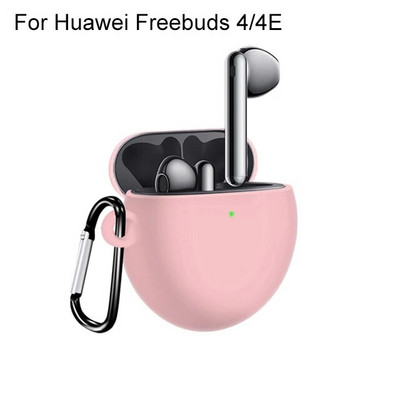 Husă din silicon pentru căști pentru Huawei Freebuds 5i 4 4i 4e Pro 2 5 Husă Protector pentru căști Freebuds 5i 5 i 4 i Husă cu cârlig