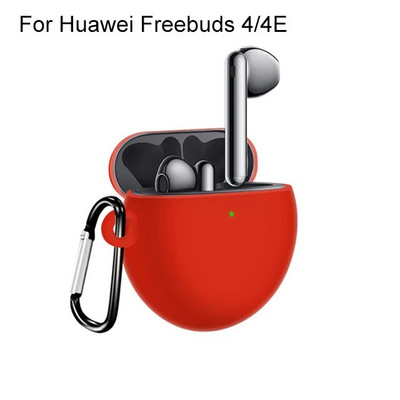 Husă din silicon pentru căști pentru Huawei Freebuds 5i 4 4i 4e Pro 2 5 Husă Protector pentru căști Freebuds 5i 5 i 4 i Husă cu cârlig