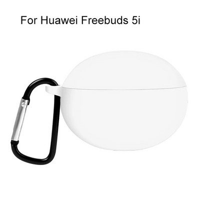 Husă din silicon pentru căști pentru Huawei Freebuds 5i 4 4i 4e Pro 2 5 Husă Protector pentru căști Freebuds 5i 5 i 4 i Husă cu cârlig