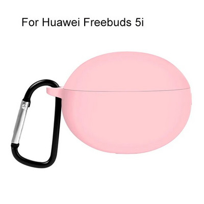 Husă din silicon pentru căști pentru Huawei Freebuds 5i 4 4i 4e Pro 2 5 Husă Protector pentru căști Freebuds 5i 5 i 4 i Husă cu cârlig
