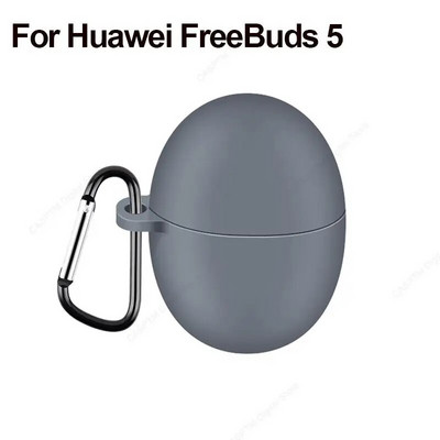 Husă din silicon pentru căști pentru Huawei Freebuds 5i 4 4i 4e Pro 2 5 Husă Protector pentru căști Freebuds 5i 5 i 4 i Husă cu cârlig