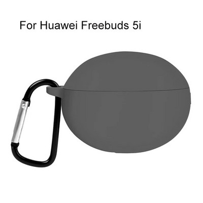 Husă din silicon pentru căști pentru Huawei Freebuds 5i 4 4i 4e Pro 2 5 Husă Protector pentru căști Freebuds 5i 5 i 4 i Husă cu cârlig