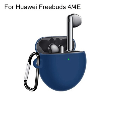 Husă din silicon pentru căști pentru Huawei Freebuds 5i 4 4i 4e Pro 2 5 Husă Protector pentru căști Freebuds 5i 5 i 4 i Husă cu cârlig