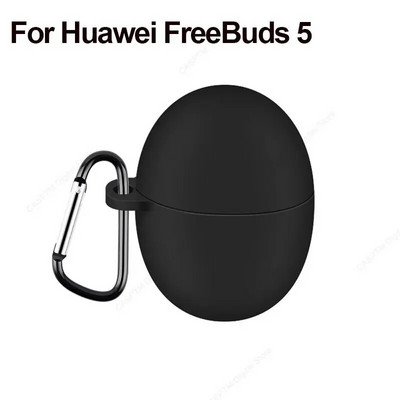 Husă din silicon pentru căști pentru Huawei Freebuds 5i 4 4i 4e Pro 2 5 Husă Protector pentru căști Freebuds 5i 5 i 4 i Husă cu cârlig