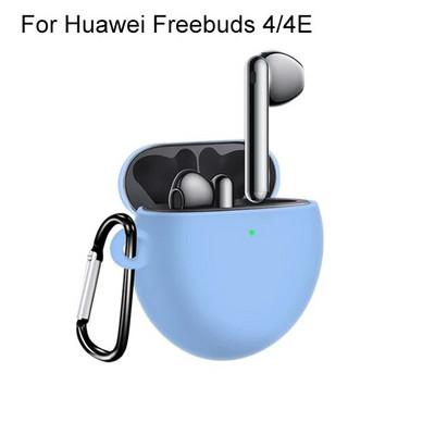 Husă din silicon pentru căști pentru Huawei Freebuds 5i 4 4i 4e Pro 2 5 Husă Protector pentru căști Freebuds 5i 5 i 4 i Husă cu cârlig