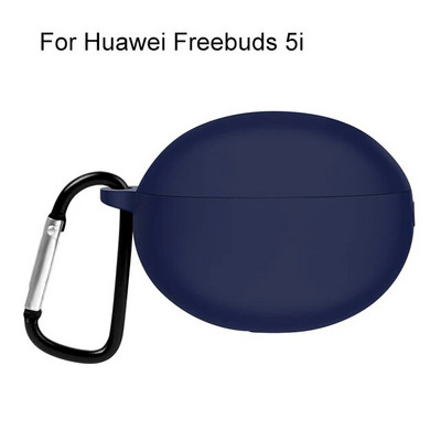 Husă din silicon pentru căști pentru Huawei Freebuds 5i 4 4i 4e Pro 2 5 Husă Protector pentru căști Freebuds 5i 5 i 4 i Husă cu cârlig