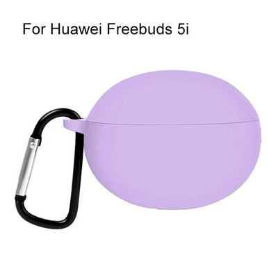 Husă din silicon pentru căști pentru Huawei Freebuds 5i 4 4i 4e Pro 2 5 Husă Protector pentru căști Freebuds 5i 5 i 4 i Husă cu cârlig