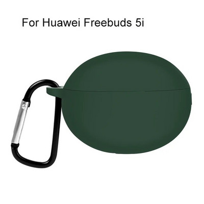 Husă din silicon pentru căști pentru Huawei Freebuds 5i 4 4i 4e Pro 2 5 Husă Protector pentru căști Freebuds 5i 5 i 4 i Husă cu cârlig