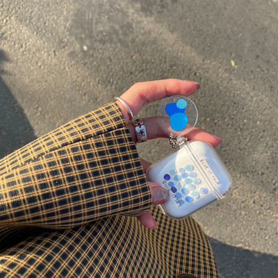 Potrivit pentru Apple Bluetooth ins flower AirPods Pro a doua husă de protecție husă moale transparentă Pentru Air Pods 1/2/3 generație