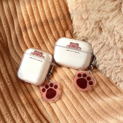 Potrivit pentru Apple Bluetooth ins flower AirPods Pro a doua husă de protecție husă moale transparentă Pentru Air Pods 1/2/3 generație