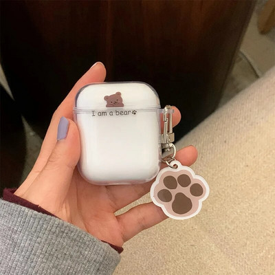 Θήκη για ακουστικά Fresh Flower για AirPods Pro 2η θήκη Διαφανή TPU Air pods 3 1 2 Κουτί φόρτισης ακουστικών Bluetooth με μπρελόκ
