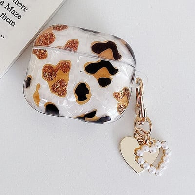 Husă de lux pentru fete Pearl pentru Airpods 3 Pro 2 1 Husă pentru Apple AirPods Pro 2 3 Husă pentru Airpods3 cu breloc pentru căști