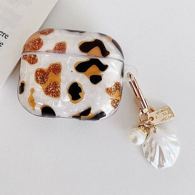 Husă de lux pentru fete Pearl pentru Airpods 3 Pro 2 1 Husă pentru Apple AirPods Pro 2 3 Husă pentru Airpods3 cu breloc pentru căști