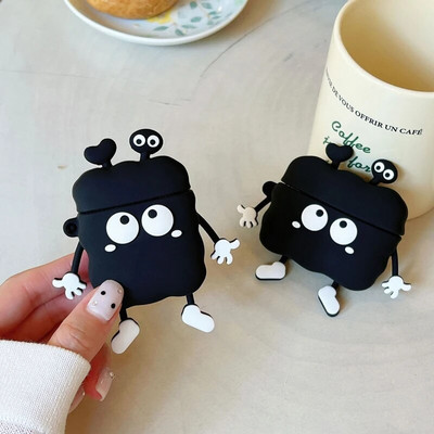 Geanta de mână Cute Cat Husă minunată pentru Apple Airpods 2 3 generație Husă pentru AirPods Pro 2nd Gen Protectie pentru Air Pods Shell Shield