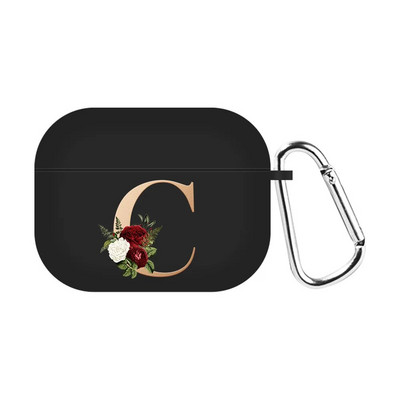 Pentru Airpods Pro 2 Husă cu litere din silicon Husă pentru căști Husă pentru căști Carcasă pentru căști pentru Apple Air pod 3 Pro a doua generație USB C