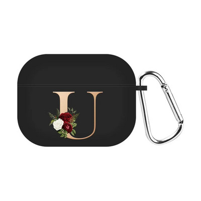 Pentru Airpods Pro 2 Husă cu litere din silicon Husă pentru căști Husă pentru căști Carcasă pentru căști pentru Apple Air pod 3 Pro a doua generație USB C
