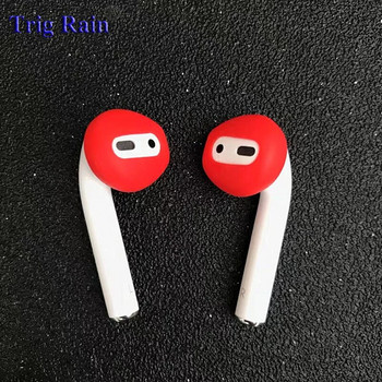 2 τεμάχια/ζεύγος μαξιλαράκια αυτιών για Airpods Ασύρματο Bluetooth για iphone 7 7plus ακουστικά σιλικόνης καλύμματα για τα αυτιά θήκη ακουστικών ακουστικά ακουστικά