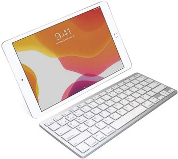 Εξαιρετικά λεπτό ασύρματο πληκτρολόγιο για επιτραπέζιο φορητό υπολογιστή και για Apple iPad iPhone MacBook Android Windows PC Πληκτρολόγιο Bluetooth