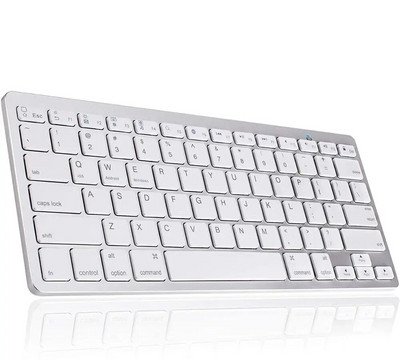 Εξαιρετικά λεπτό ασύρματο πληκτρολόγιο για επιτραπέζιο φορητό υπολογιστή και για Apple iPad iPhone MacBook Android Windows PC Πληκτρολόγιο Bluetooth