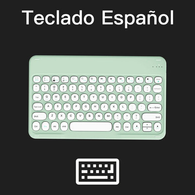 Tastatură și mouse Bluetooth pentru iOS Android Sistem Windows Tabletă portabilă reîncărcabilă Teclado pentru iPad MatePad Telefon mobil