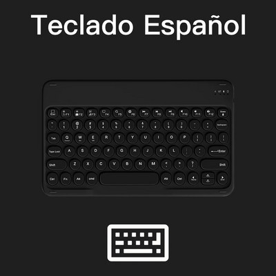 Tastatură și mouse Bluetooth pentru iOS Android Sistem Windows Tabletă portabilă reîncărcabilă Teclado pentru iPad MatePad Telefon mobil