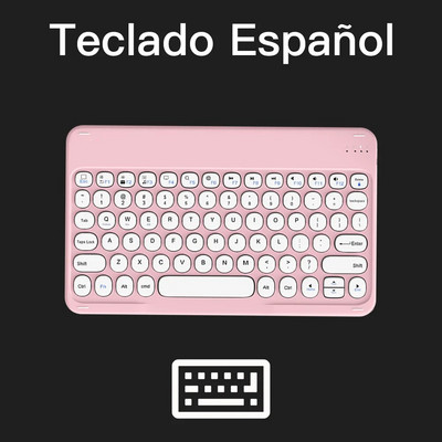Tastatură și mouse Bluetooth pentru iOS Android Sistem Windows Tabletă portabilă reîncărcabilă Teclado pentru iPad MatePad Telefon mobil