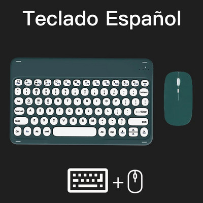 Tastatură și mouse Bluetooth pentru iOS Android Sistem Windows Tabletă portabilă reîncărcabilă Teclado pentru iPad MatePad Telefon mobil