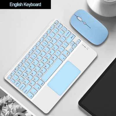 Tastatură Bluetooth Touchpad pentru telefon inteligent PC Computer laptop Tastatură fără fir pentru iOS Android Windows pentru iPad Tastatură