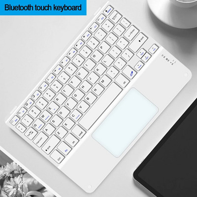 Tastatură Bluetooth Touchpad pentru telefon inteligent PC Computer laptop Tastatură fără fir pentru iOS Android Windows pentru iPad Tastatură