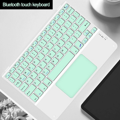 Tastatură Bluetooth Touchpad pentru telefon inteligent PC Computer laptop Tastatură fără fir pentru iOS Android Windows pentru iPad Tastatură