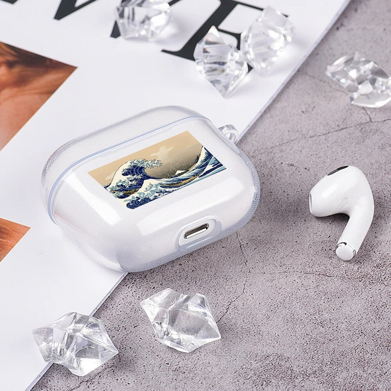 Caurspīdīgs World Map futrālis priekš AirPods Pro 2 Case for AirPods Pro 3 2 1 pro2 Case Mīksts silikona vāciņš priekš airpod pro 2nd Generation