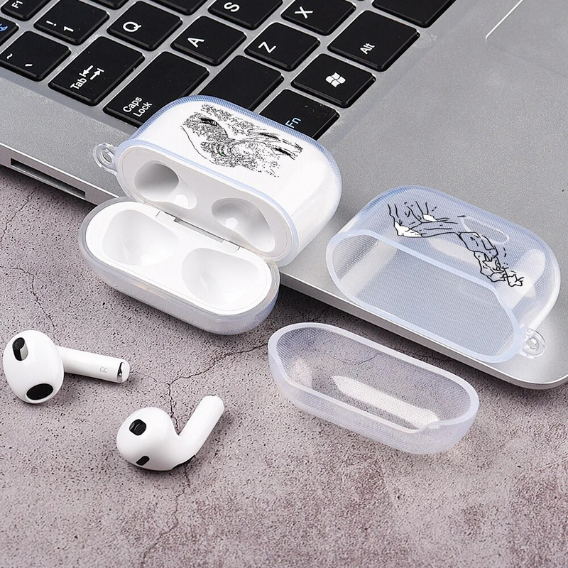 Caurspīdīgs World Map futrālis priekš AirPods Pro 2 Case for AirPods Pro 3 2 1 pro2 Case Mīksts silikona vāciņš priekš airpod pro 2nd Generation