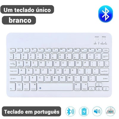 Tastatură fără fir EMTRA Tastatură și mouse Bluetooth pentru iPad Air 5 Pro 12.9 Tecaldo Bluetooth pentru tastatură Xiaomi Samsung iPad