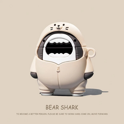 Slatki crtani pingvin s mlijekom i čajem Silikonske maske za Apple Airpods 1 2 3 Pro Poklopac za punjenje bežičnih slušalica za Airpods Case Box