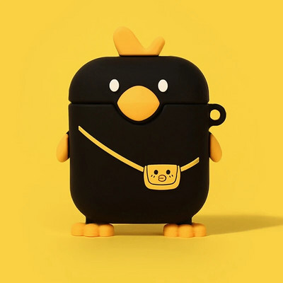 Slatki crtani pingvin s mlijekom i čajem Silikonske maske za Apple Airpods 1 2 3 Pro Poklopac za punjenje bežičnih slušalica za Airpods Case Box